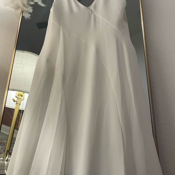 White BCBG high low evening gown - Picture 2 of 6